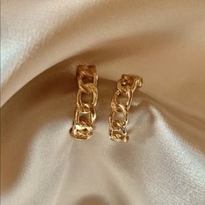 Cuban Link Hoop- BRAND NEW
